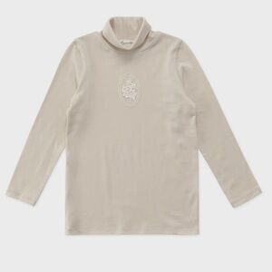 Louisiella Addmo T-shirt Cream Long Sleeve Turtleneck Top NWT Neutral Beige